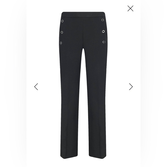 SAILOR Loose Fit Trousers by DKNY sz 2 Black #CasualWear #Party #sophisticated - Picture 4 of 8